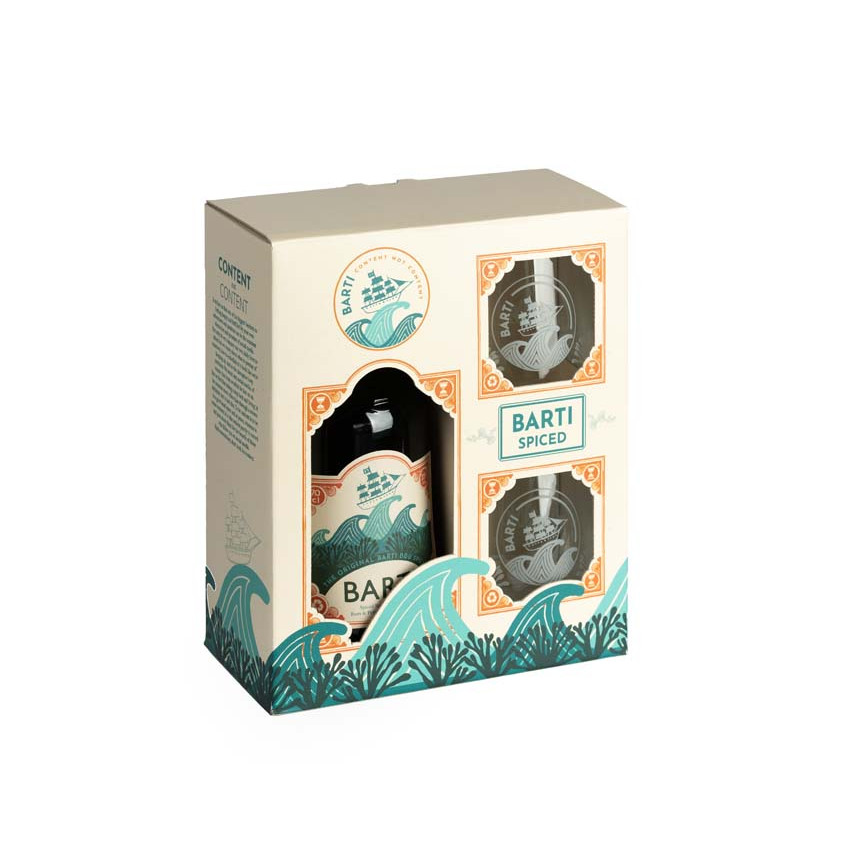 Blas Ar Fwyd Website - Barti Pembrokeshire Seaweed Spiced Rum Gift Set ...